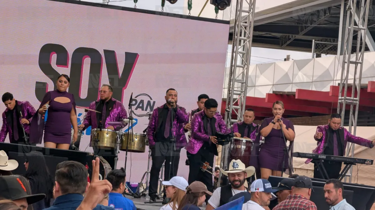 Evento de Marco Bonilla congrega a simpatizantes del PAN en el Centro de Juárez