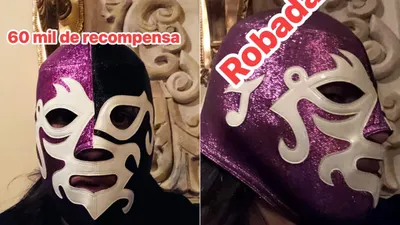 Ofrecen 60 mil pesos de recompensa por máscara de colección robada en Juárez