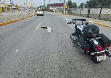 Se forma socavón en la avenida Manuel J. Clouthier