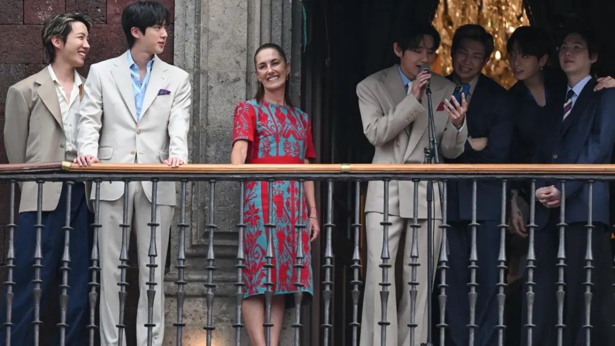 Afirma Sheinbaum que BTS regresará a México en 2027