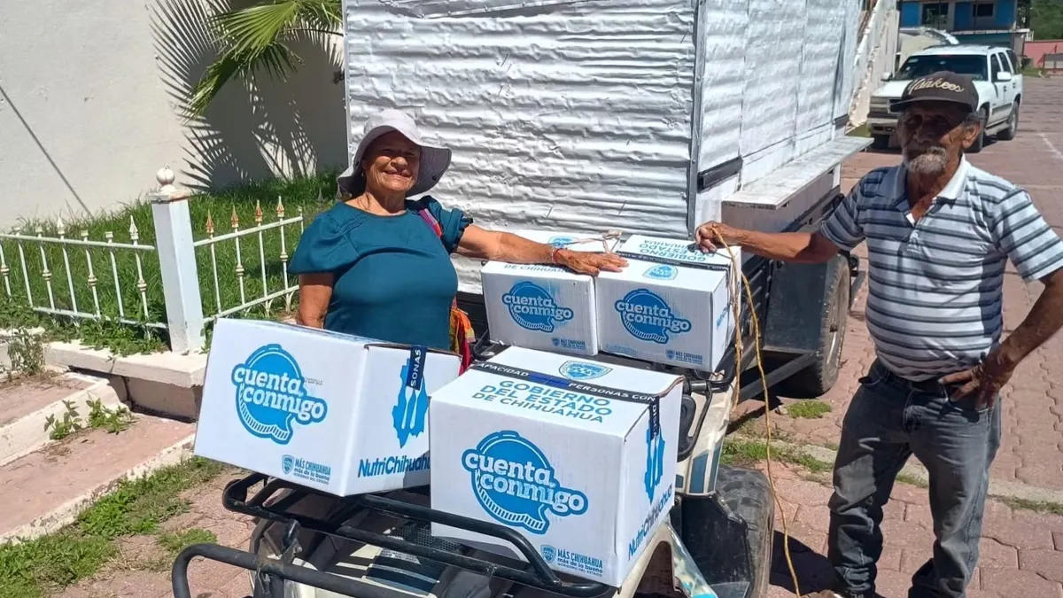 Avanza segunda entrega de apoyos alimentarios en Chihuahua