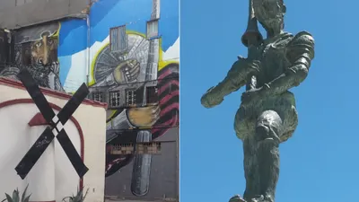 Presentan propuesta para mover monumento de Don Quijote a Plaza Cervantina