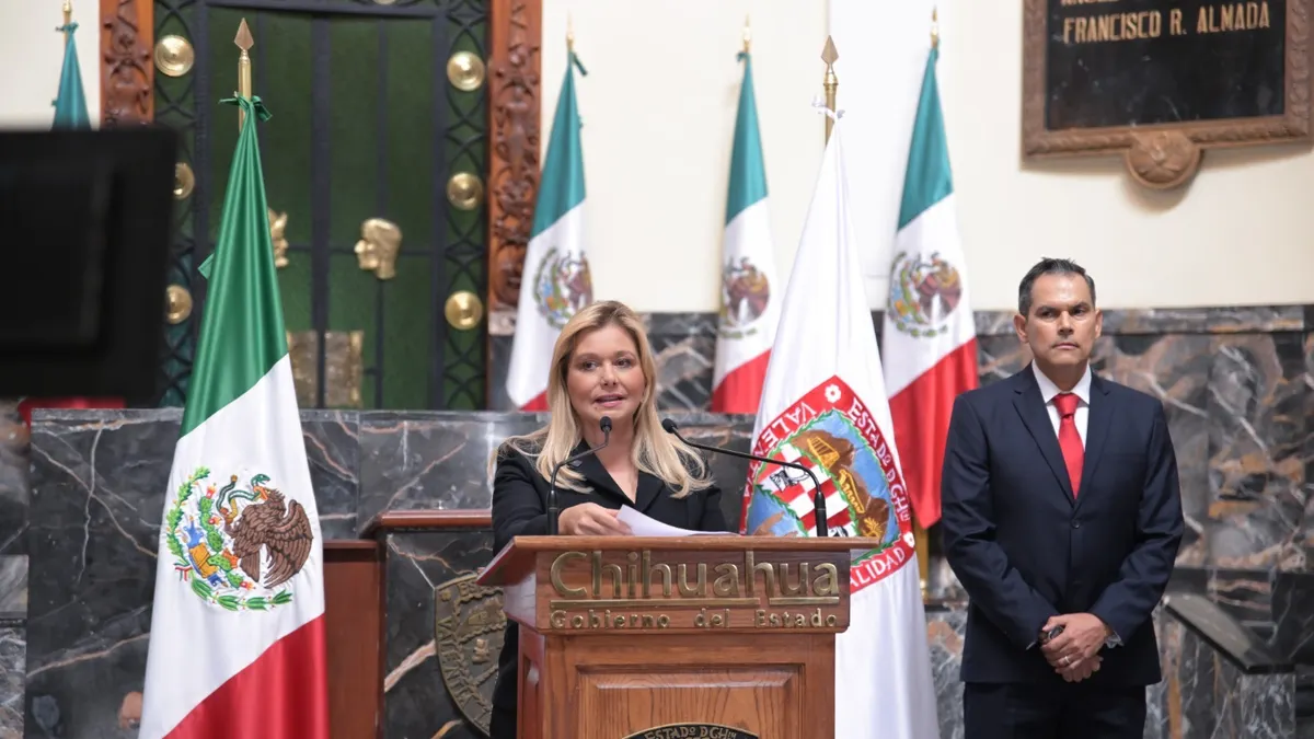 Nombra gobernadora a Gilberto Loya encargado de la Fiscalía General del Estado