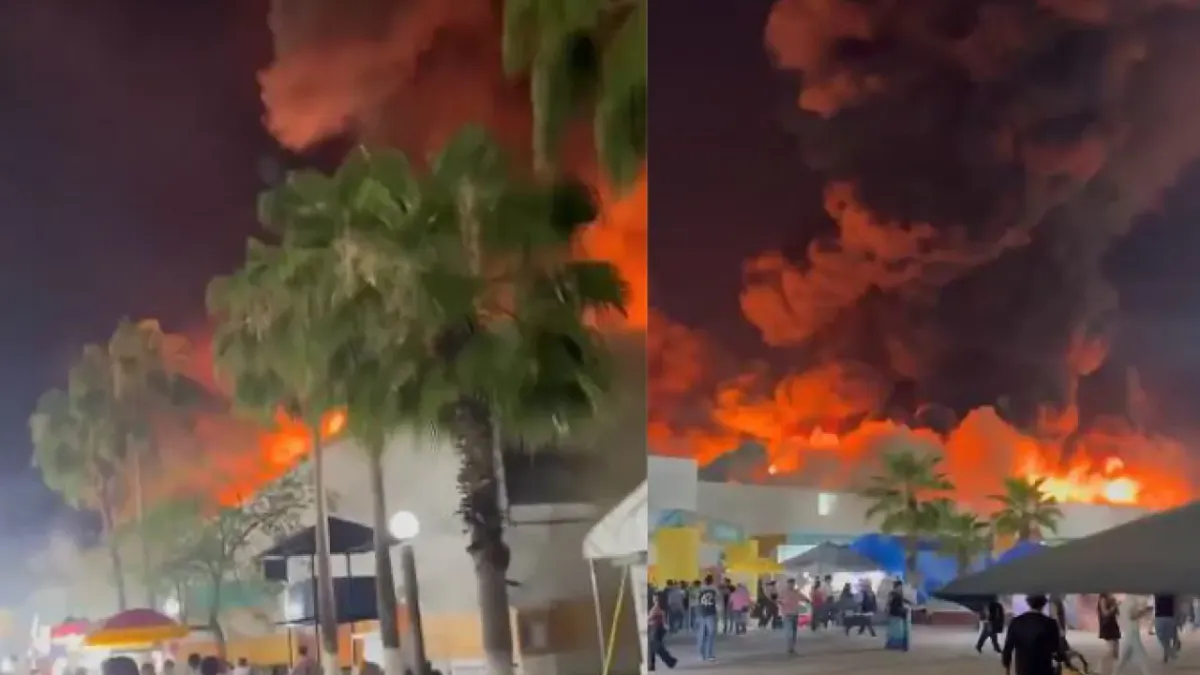 Incendio en Feria Tabasco deja cinco muertos