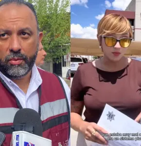 Atiende alcalde caso de conductora que cayó en alcantarilla; busca indemnización