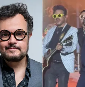 Protagonizan Aleks Syntek y Dani Flow inesperado dueto durante concierto en León