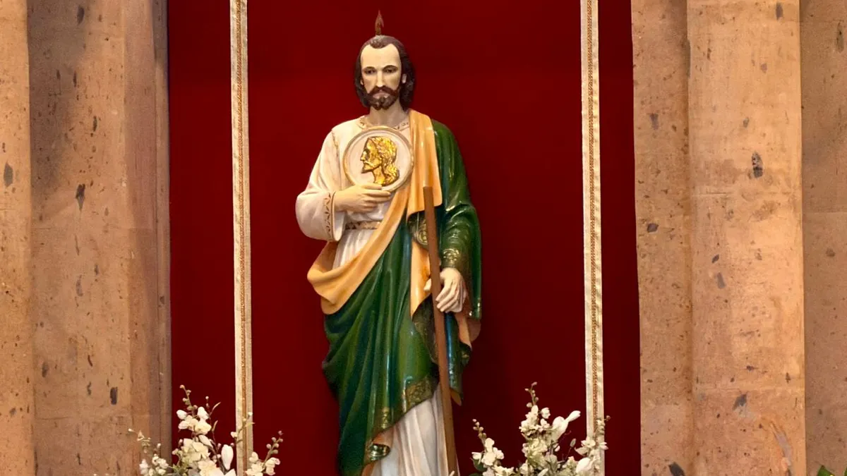 Fieles abarrotan templo de San Judas Tadeo en Juárez