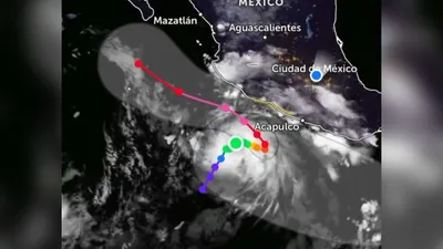Se intensifica huracán Polo a categoría 1 y alertan a costas del Pacífico