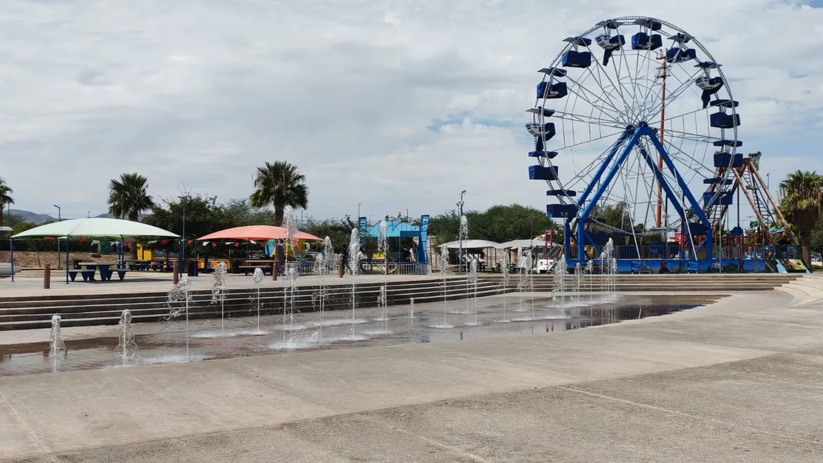 Registra rehabilitación del Parque Central 52% de avance