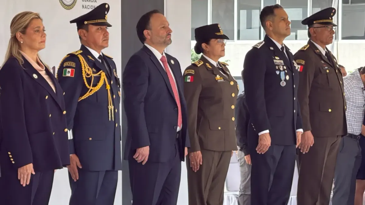 Encabeza Maru Campos ceremonia por aniversario de la Guardia Nacional