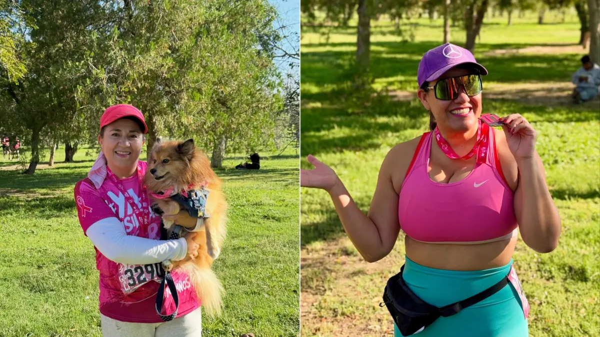 Familias juarenses se unen en carrera contra el cáncer de mama
