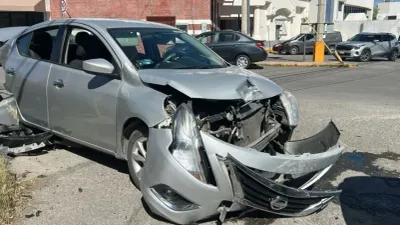Choque en Tomás Fernández genera congestionamiento vial