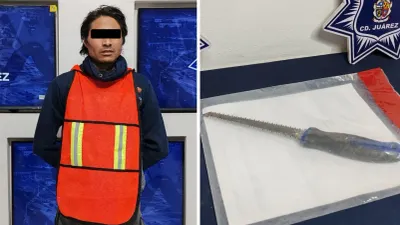 Hombre allana vivienda y amenaza con cuchillo a familia en pleno convivio