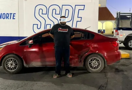 Detienen a presunto implicado en asalto a negocio