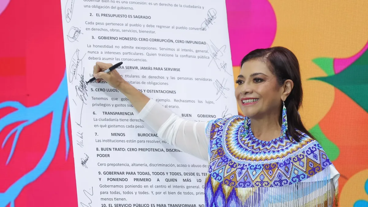 Firma Clara Brugada Código de Ética y Cero Corrupción en CDMX