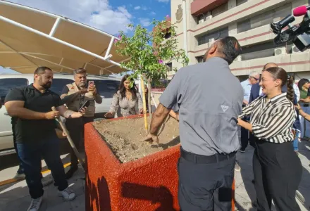 Arranca programa Adopta una Jardinera en la Presidencia Municipal de Juárez