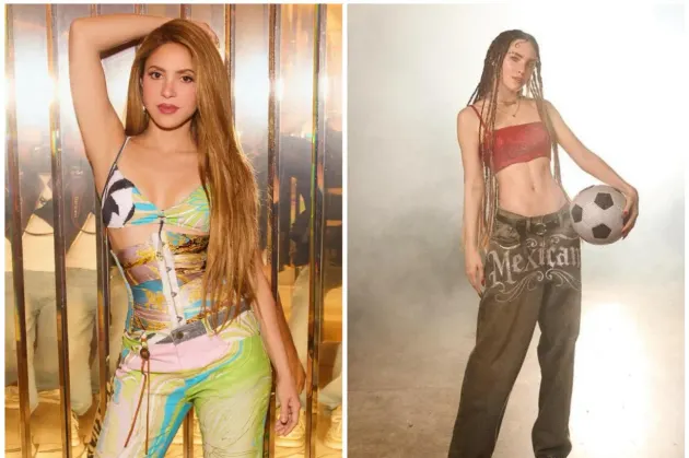 Foto de Shakira y Belinda desata rumores rumbo a la inauguración del Mundial