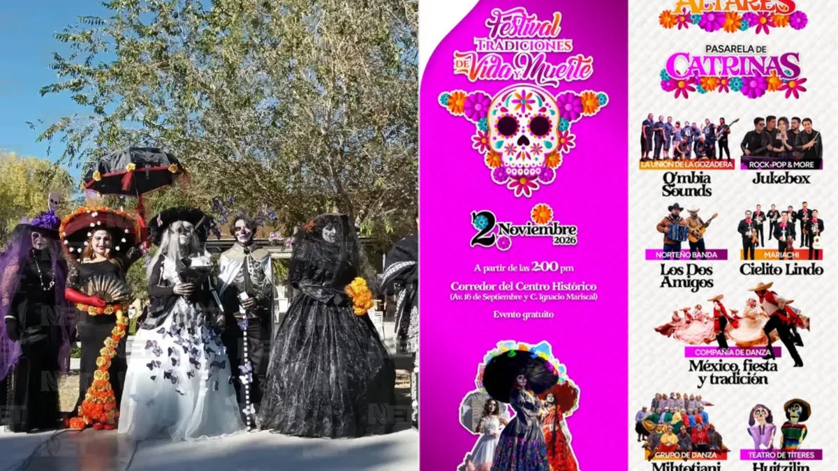 Anuncian festival 'Tradiciones Vida y Muerte' en el Centro de Juárez