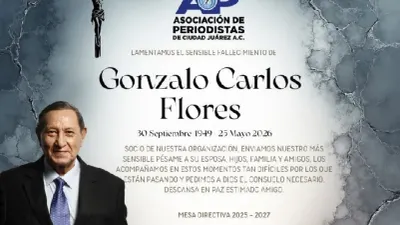 Fallece el fotoperiodista juarense Gonzalo Carlos Flores