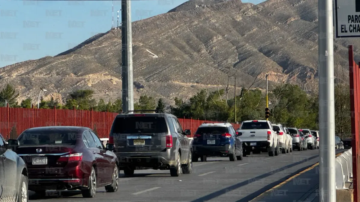 Filas moderadas en Juárez este domingo