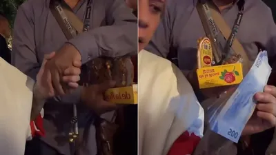 Regala Santa Fe Klan 9 mil pesos a vendedor ambulante con discapacidad