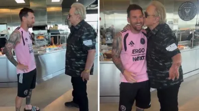 Conoce Lionel Messi a Carlos Villagrán en Miami