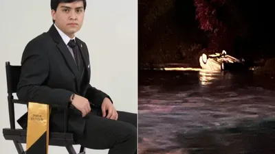 Corriente arrastra vehículo con cuatro jóvenes en Parral; uno sigue desaparecido