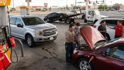 Mezclan accidentalmente diésel con gasolina premium en estación de El Paso