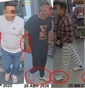 Caen tres hombres vinculados a robos violentos en tiendas