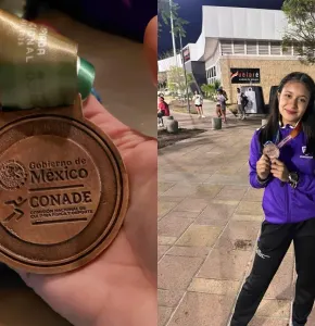 Gana chihuahuense Yaretzi Orozco tercer lugar en marcha de Olimpiada Nacional