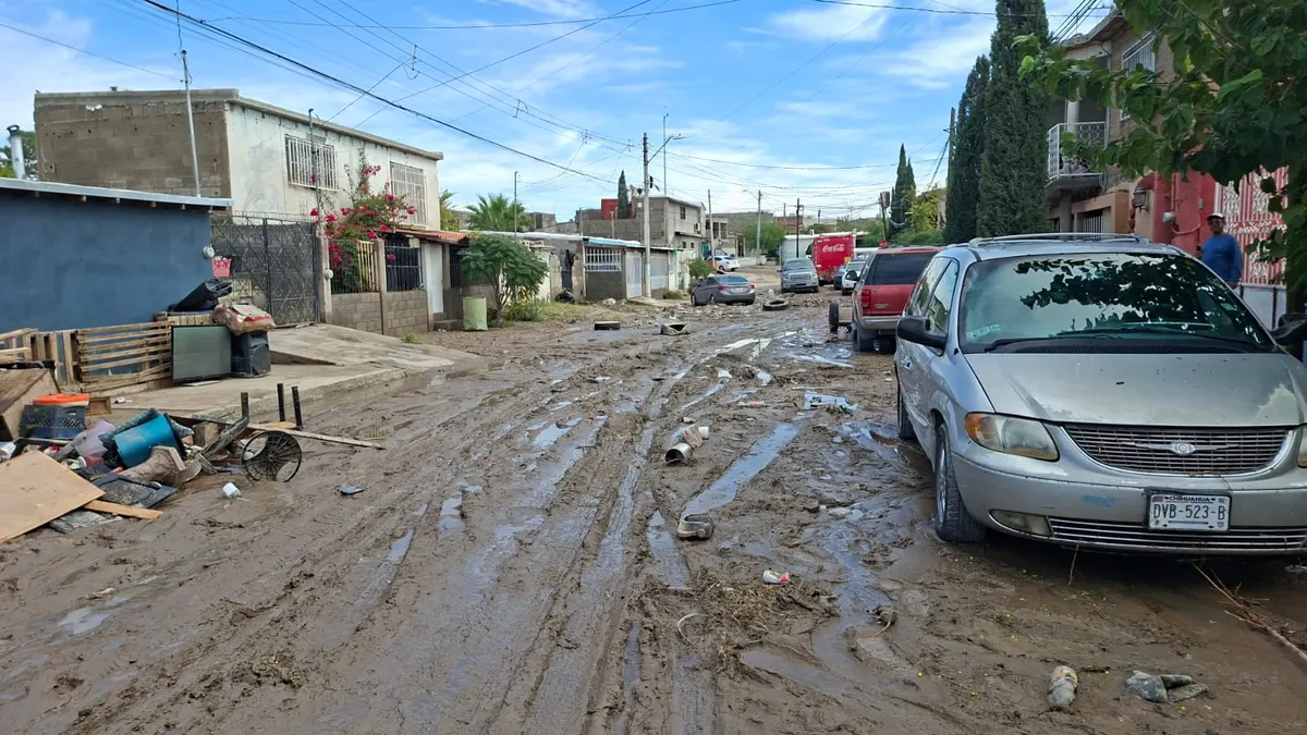 Piden auxilio vecinos de Lucio Blanco por inundaciones
