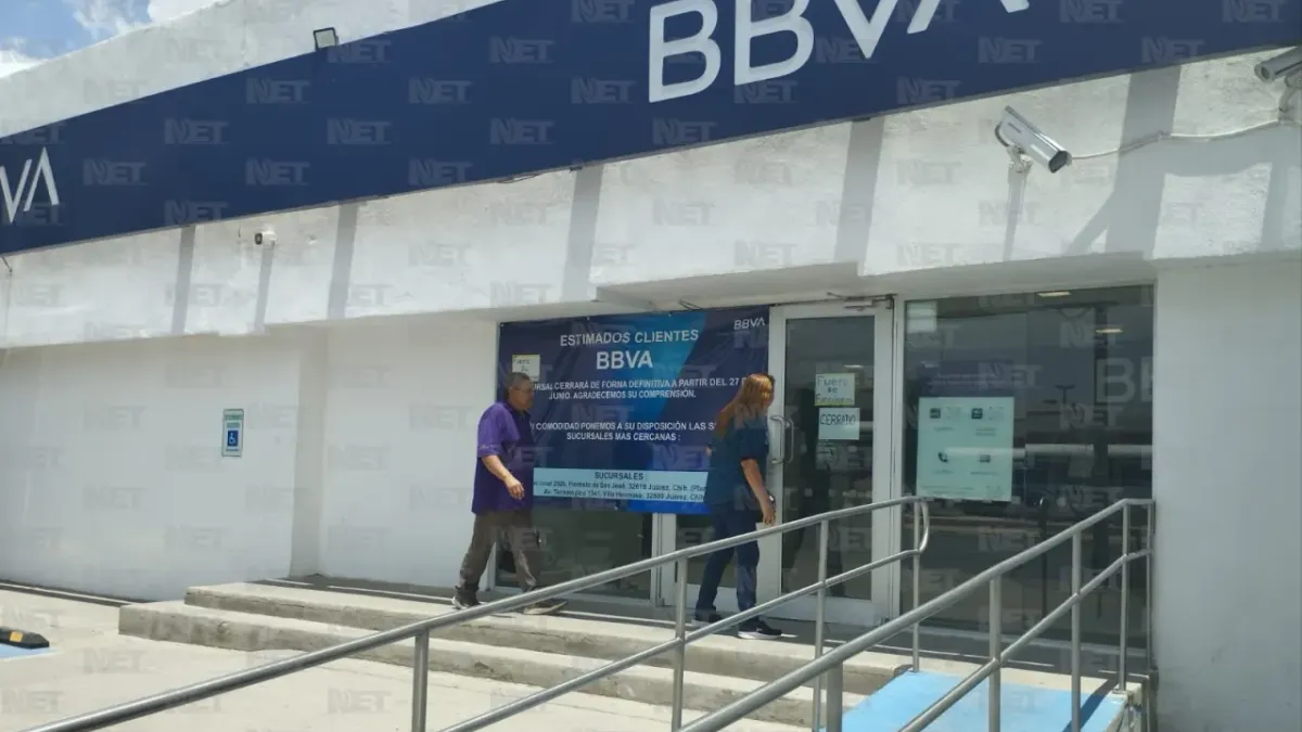 Cierra BBVA dos de sus sucursales en Juárez; estas son