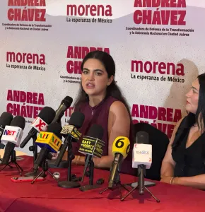 Reconoce Andrea Chávez falta de acercamiento con Cruz Pérez Cuéllar