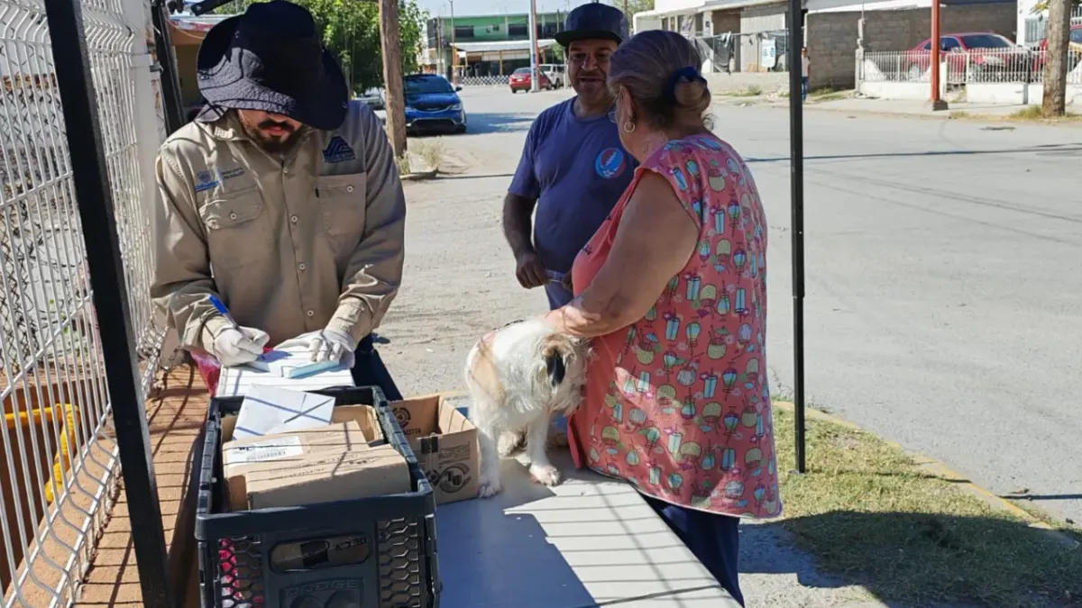 Instalan módulos de vacunación antirrábica gratis en cuatro colonias
