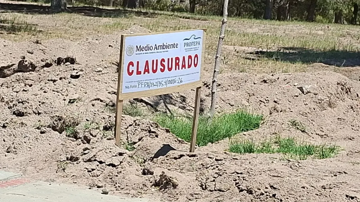 Lamenta alcalde clausura de Profepa a obra de riego en El Chamizal