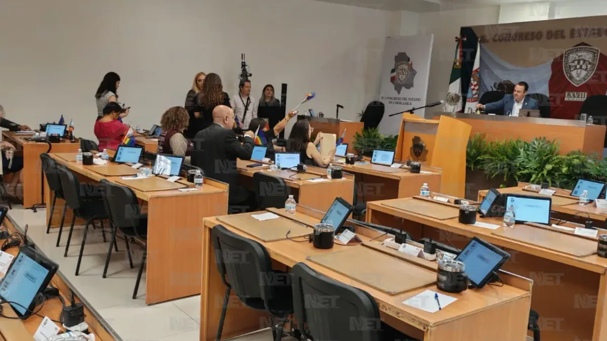 Suspenden sesión del Congreso en Juárez tras disturbios en protestas