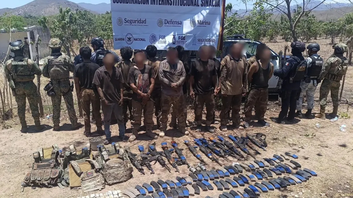 Cae célula de 'Los Chapitos' tras enfrentamiento en Sinaloa