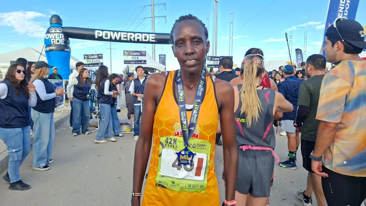 Guanajuatense conquista el Maratón Internacional de Juárez