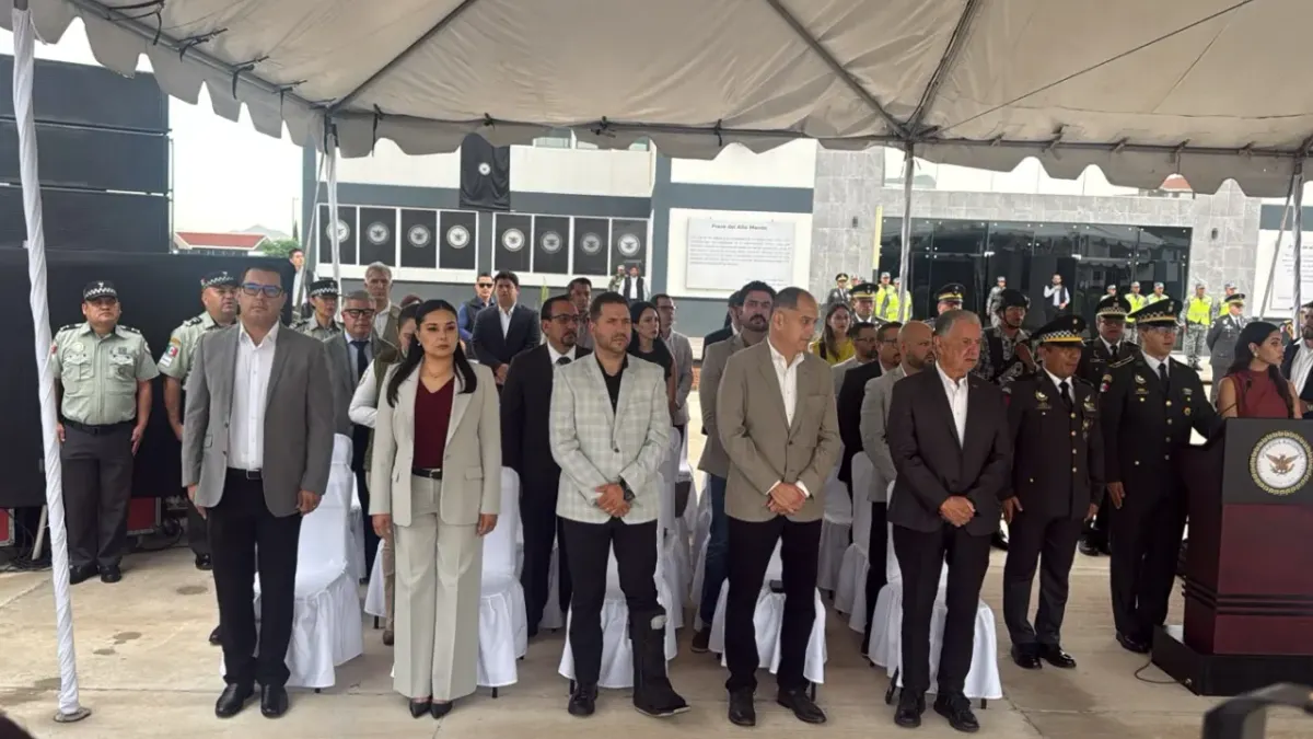 Encabeza Maru Campos ceremonia por aniversario de la Guardia Nacional