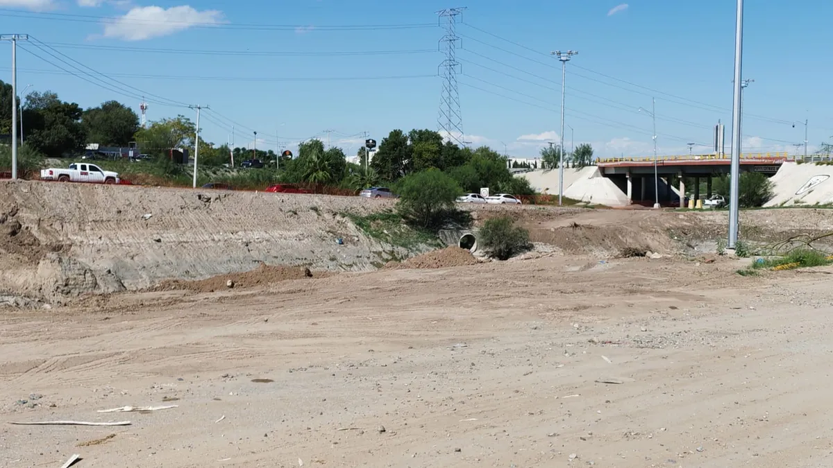 Avanza construcción de vaso de captación en cruce de Villarreal Torres