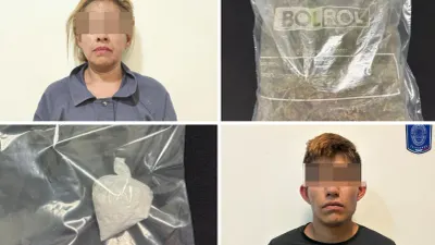 Caen hombre y mujer con más de medio kilo de 'cristal' en Juárez