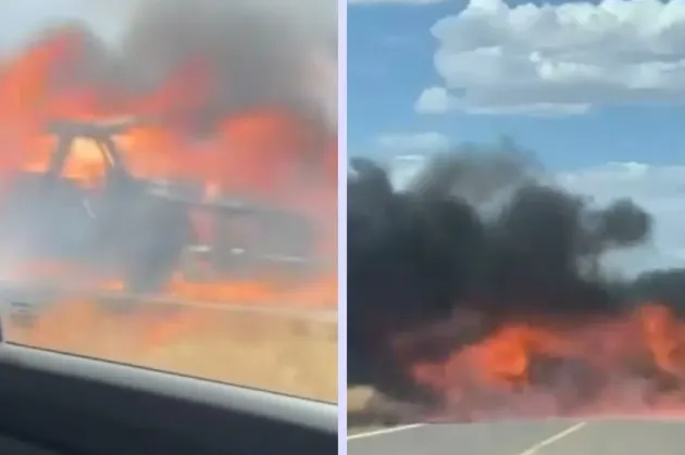 Confirma SSPE enfrentamiento y vehículos incendiados en Carichí