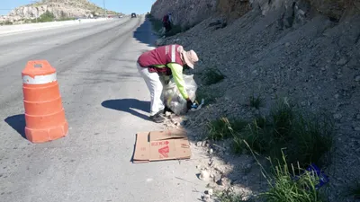 Retiran basura y tiliches del Periférico Camino Real en nueva jornada de limpieza