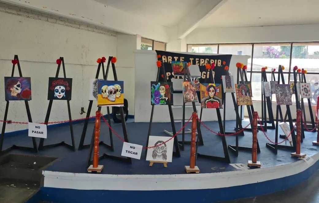 Presentan 22 obras de arte de internos del Cereso 1 en Chihuahua