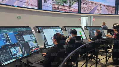 Torre Centinela ya opera al 95%; controlan casi 9 mil cámaras