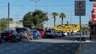 Registran cruces internacionales largas filas para ingresar a El Paso