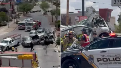 Choque múltiple deja 6 heridos en El Paso; tres de gravedad