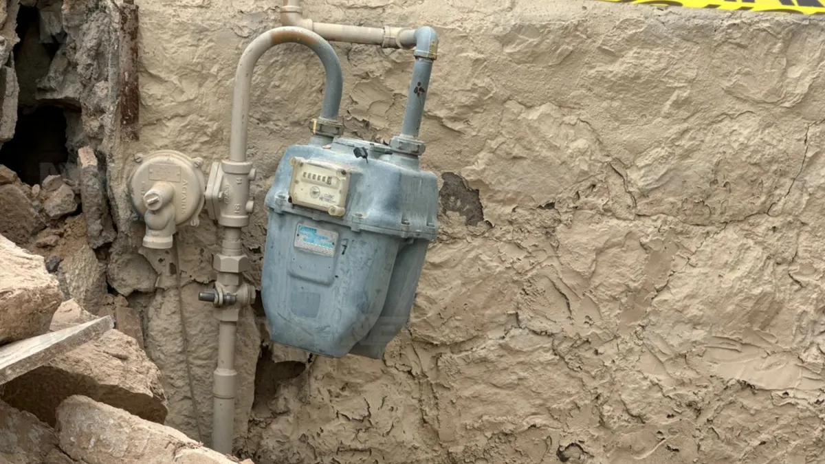 Colapsa vivienda deshabitada en El Mirador por humedad acumulada