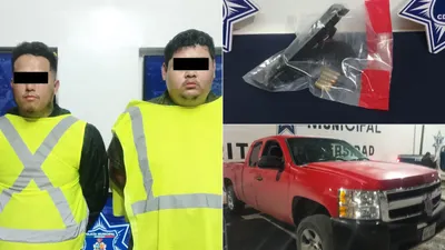 Detienen a dos hombres tras robar camioneta con arma de fuego en Nuevo Hipódromo