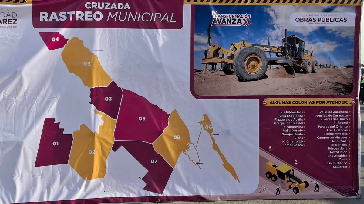 Invertirá Municipio 40 mdp para mejorar calles de terracería en 60 colonias